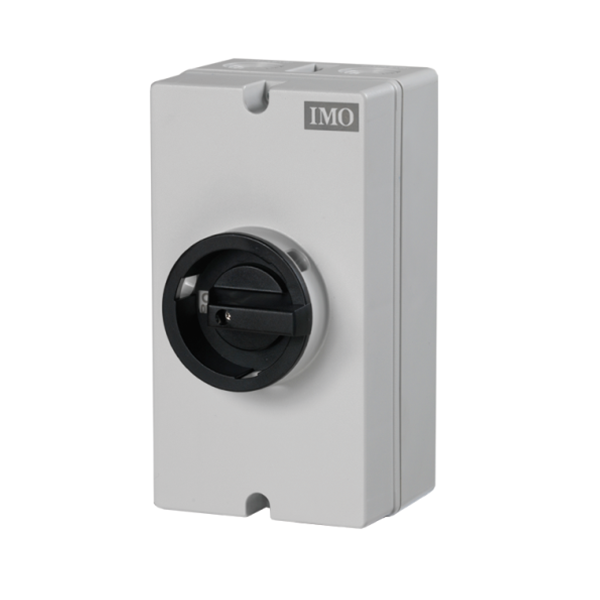 IMO Enclosed DC Switch Disconnector IP65, 25A 700VDC, 2 Pole | SI25-PEL64R-2