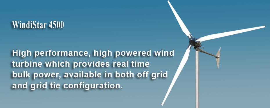WindiStar 4500 Wind Turbine (4.5KW) 48V