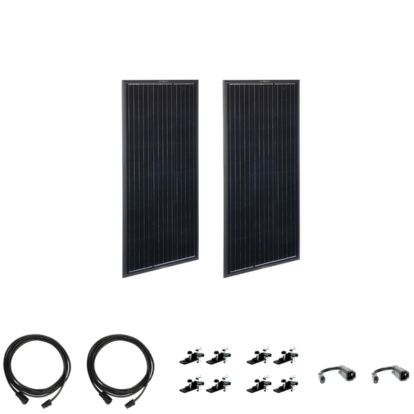 Zamp Solar Obsidian Series 200 Watt Solar Panel Kit (2x100)