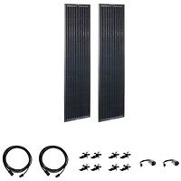 Zamp Solar Obsidian Series 180 Watt Long Solar Panel Kit (2 x 90)