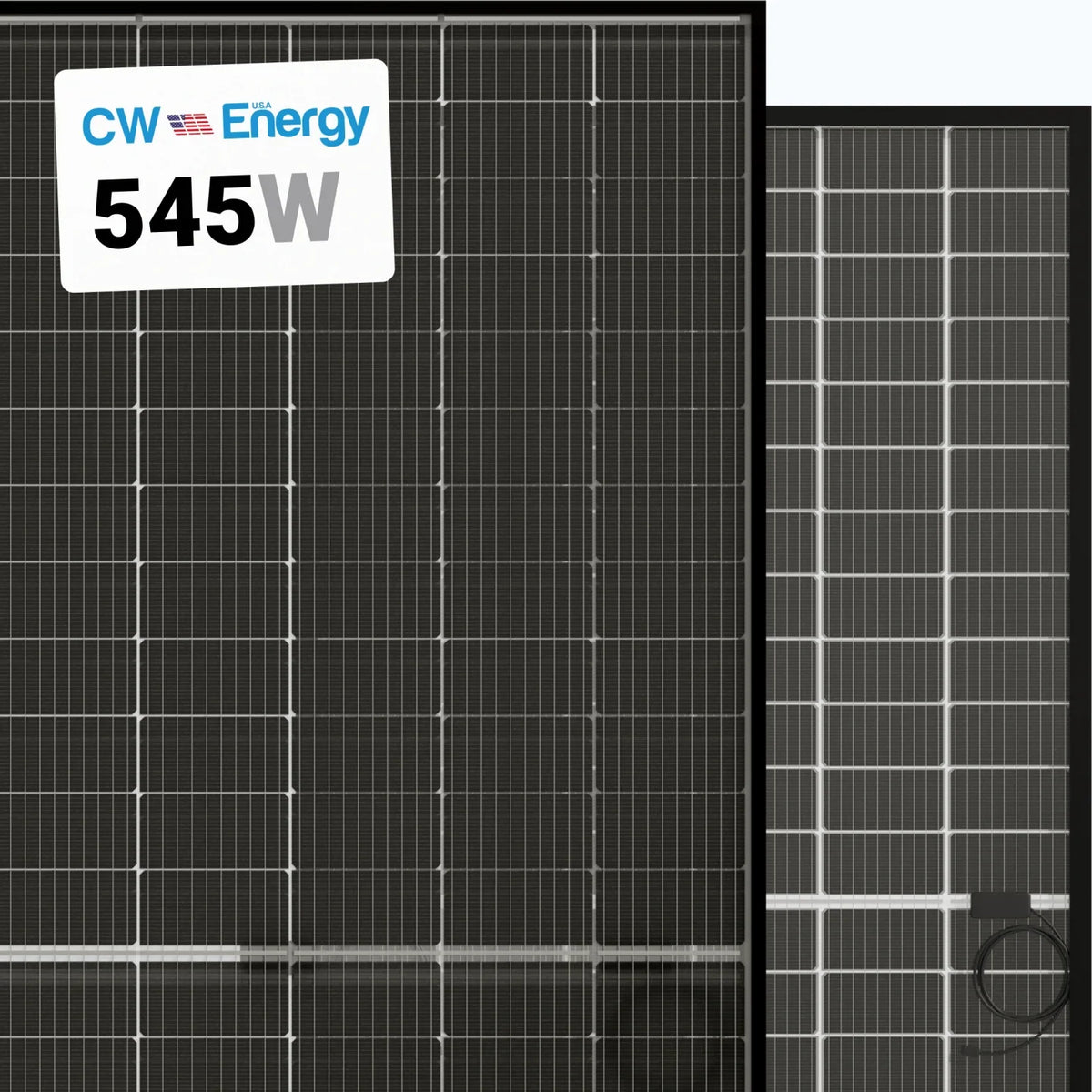CW Energy 595W Bifacial Solar Panel | Up to 780W Bifacial Gain | CWT595-144TNB10 | FEOC Compliant
