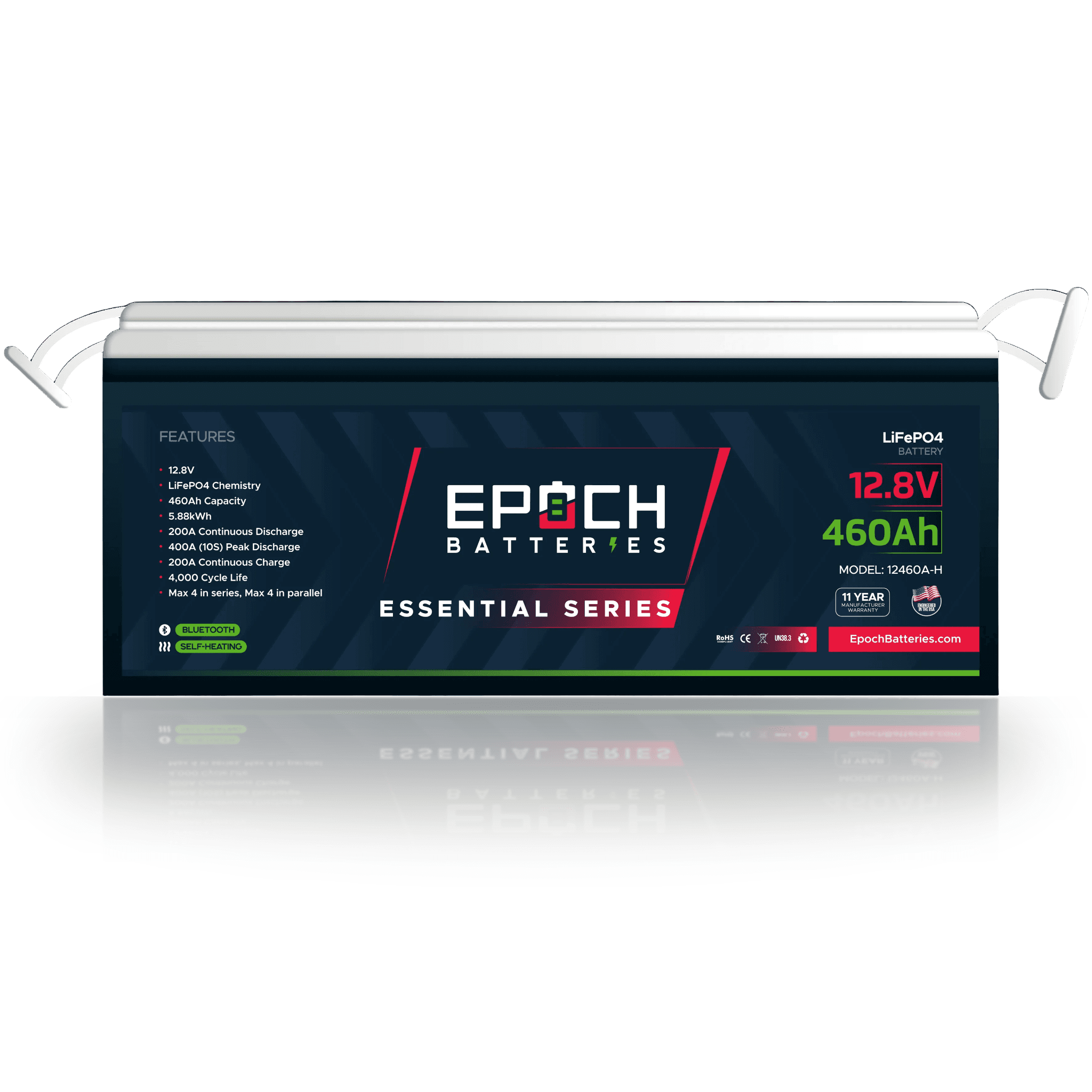 Epoch Batteries 12V 460Ah 5.89kWh Essential Series LiFePO4 Battery