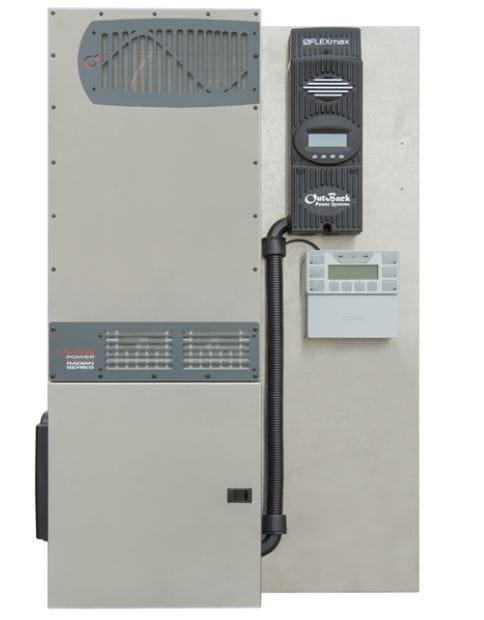 Outback Flexpower Radian FPR-4048a Pre-wired System, 4KW, 120/240VAC, 48VDC 1 X FM80