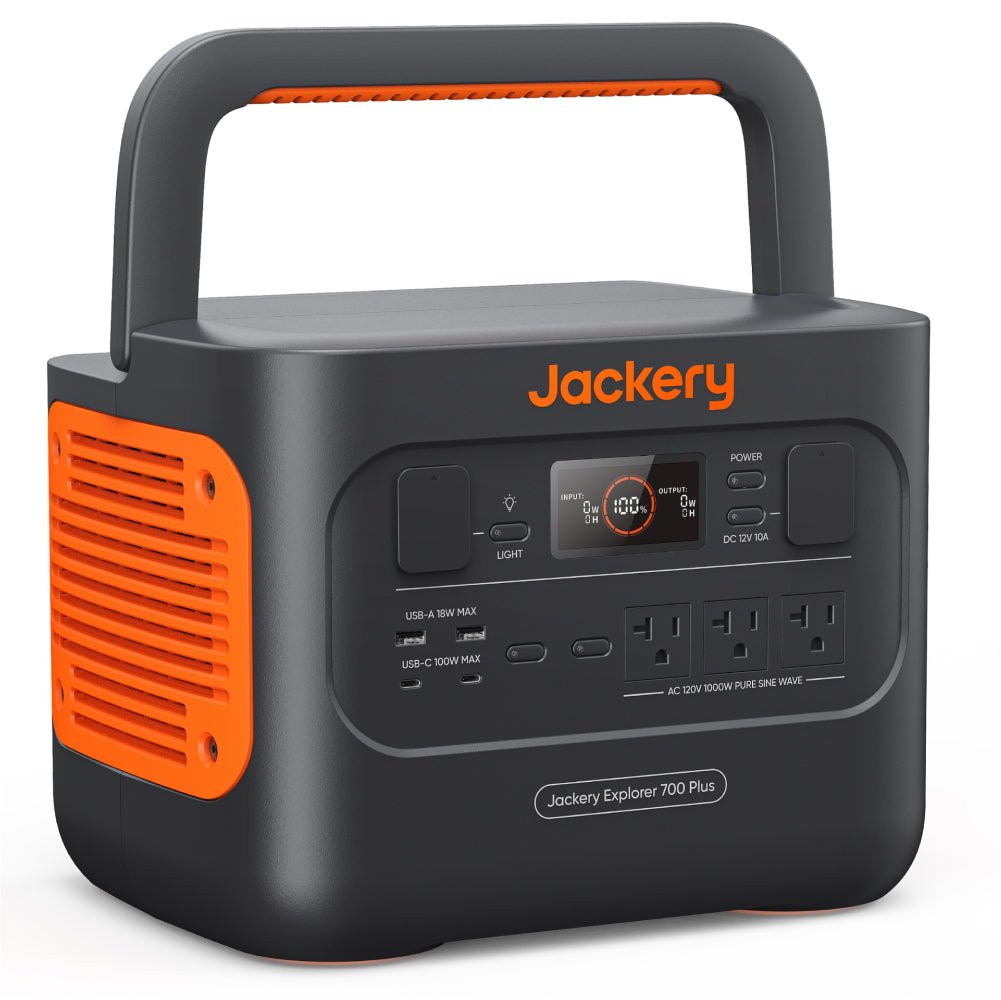 Jackery Explorer 700 Plus 680Wh 1000W LiFePO4 Battery Pure Sine Wave Portable Power Station
