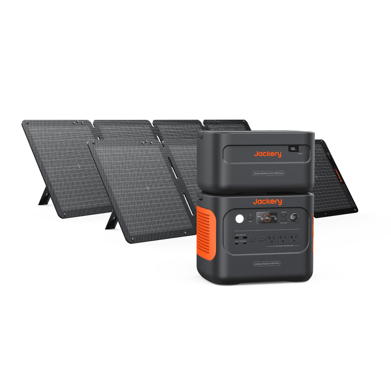 Jackery Solar Generator 1000 Plus 1264Wh 2000W Portable Power Station