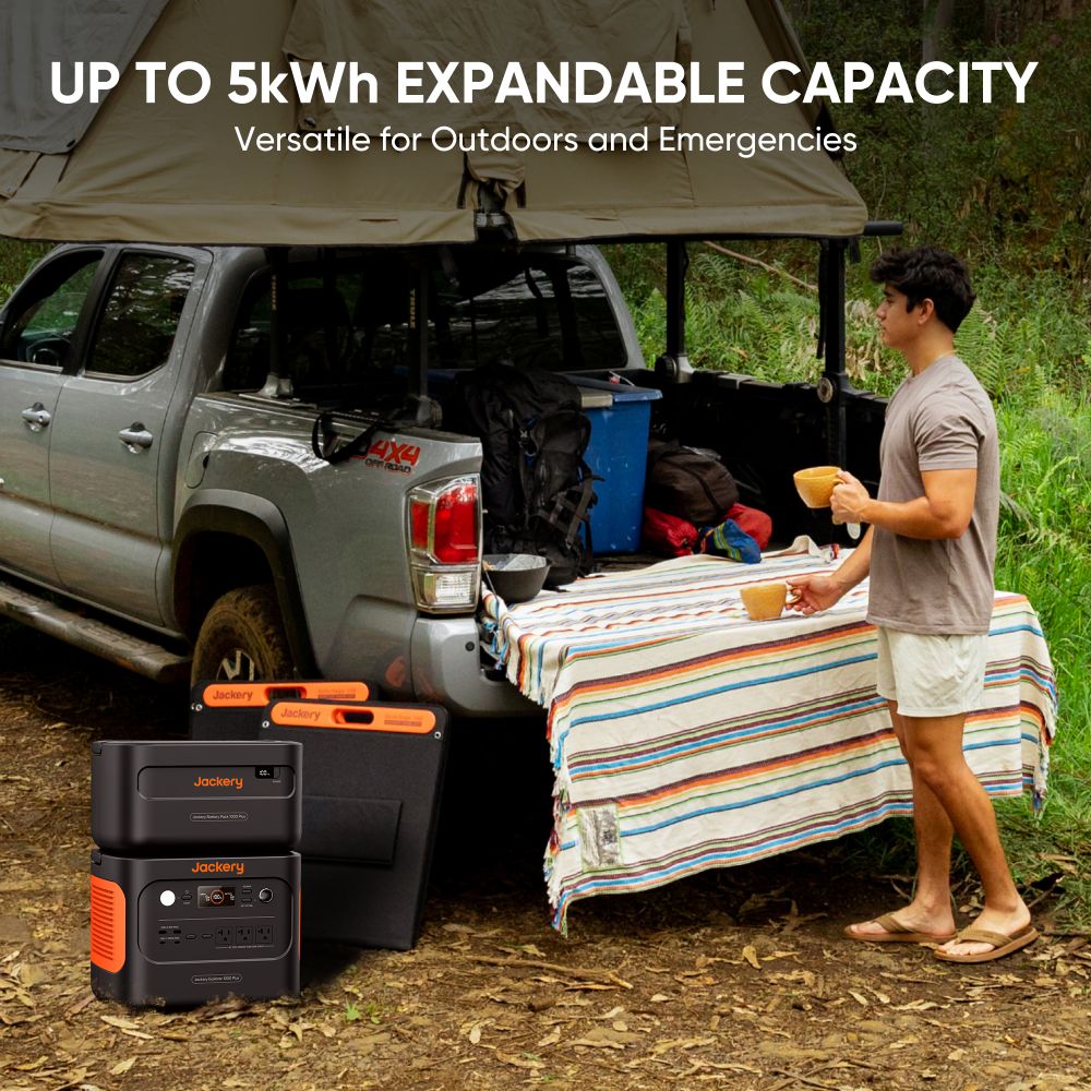 Jackery Solar Generator 1000 Plus 1264Wh 2000W Portable Power Station