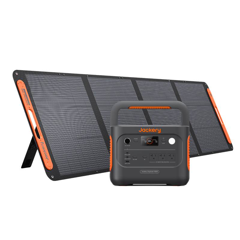 Jackery Solar Generator  1000 v2 1070Wh 1500W LiFePO4 Pure Sine Wave Portable Power Station