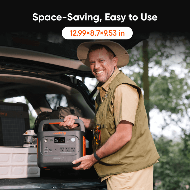 Jackery 1500 v2 2200W 1536Wh LiFePO4 Portable Power Station