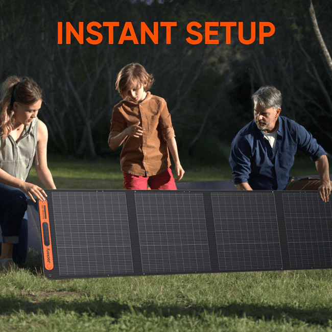Jackery SolarSaga 200W Foldable Monocrystalline Solar Panel IP67 Portable Charger