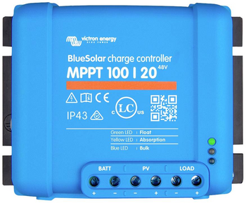 Victron Energy BlueSolar 100/20 | MPPT Charge Controller (Up to 48V)