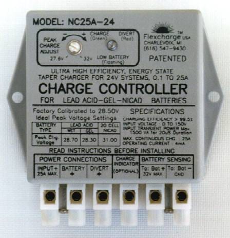 Flexcharge NC25A 36v Ultra High Efficiency Charge Controller (Regulator)