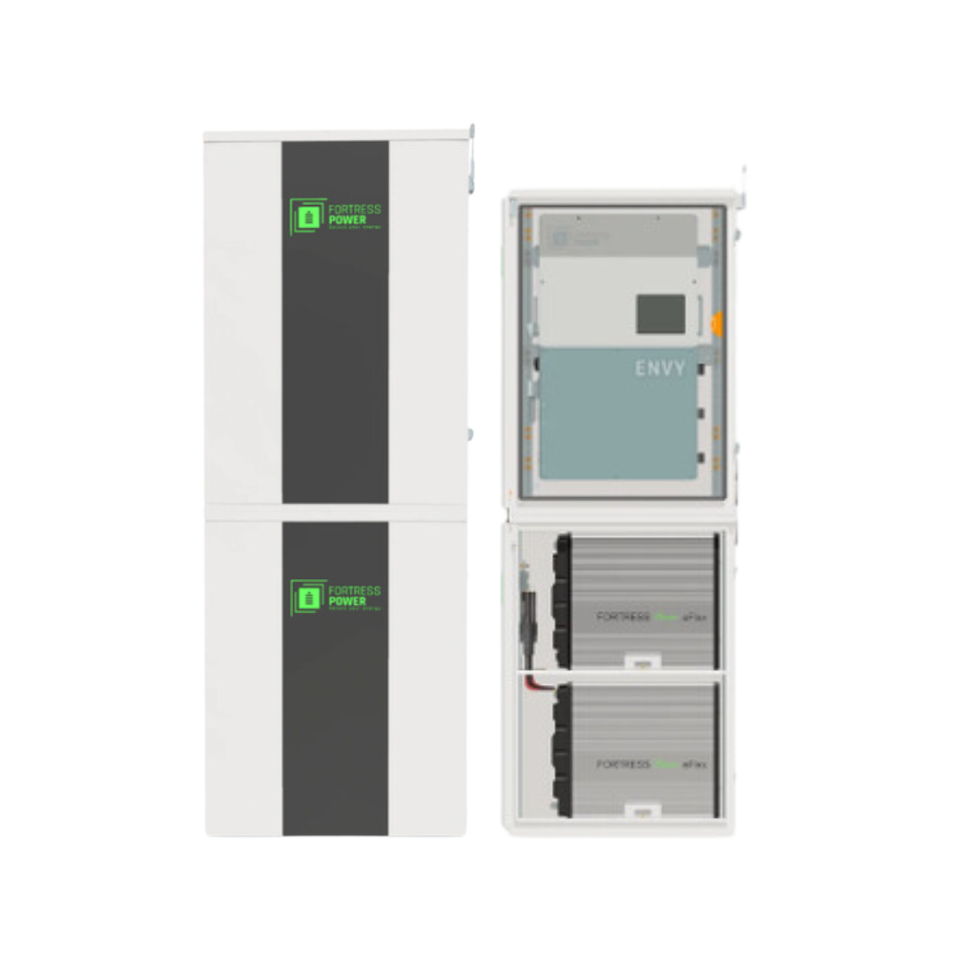 Fortress Power DuraRack Mini — Outdoor Rated Dual Battery Enclosure for eFlex and eFlex MAX