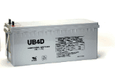 UPG UB-4D Sealed Lead Acid (GEL) Battery- 12 volt 180 amps