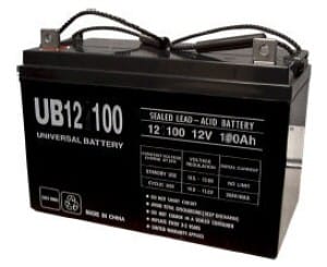 UPG UB1280/F1 AGM Sealed Lead Acid (AGM) Battery- 12 volt 8AH