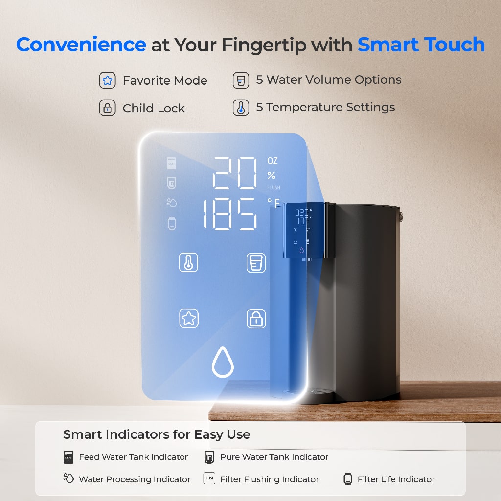 Waterdrop C1H Instant Hot Water  Reverse Osmosis System